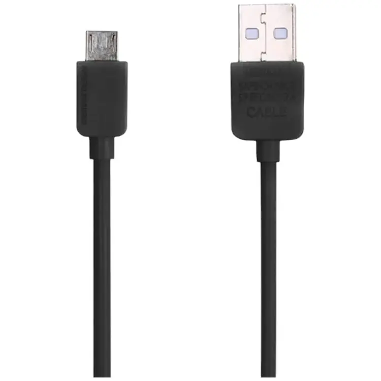 Кабель Remax Light cable Micro-USB 1m Black