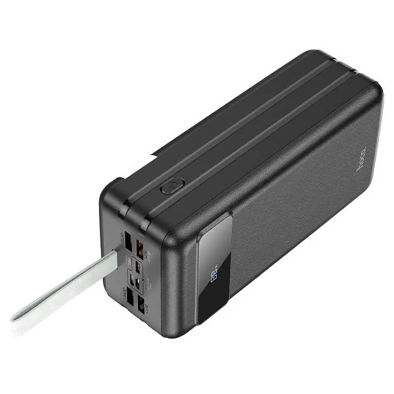 Зовнішній акумулятор Hoco J86B Electric Power Bank 60000 mAh чорний - фото 3