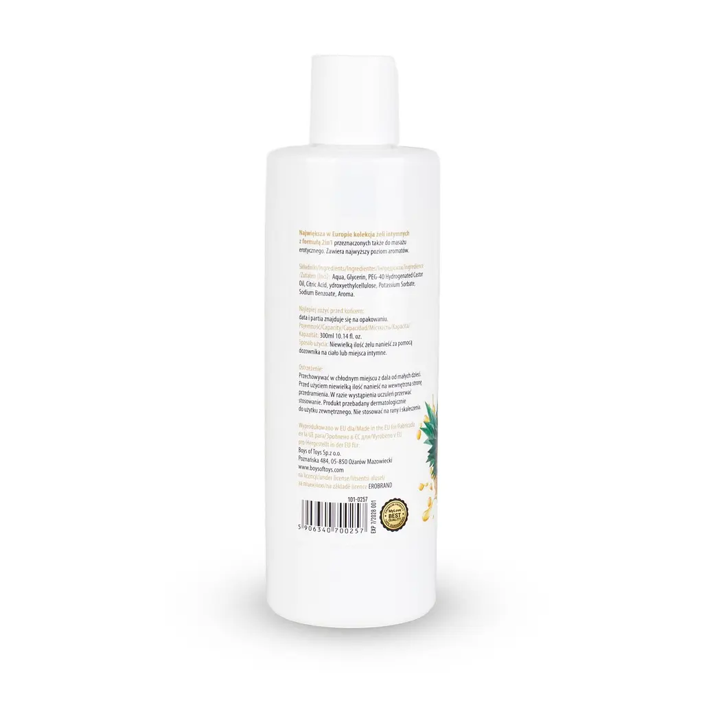 Лубрикант MyLove Aroma Series IntimMassage 2in1 Pineapple, 300 мл - фото 6