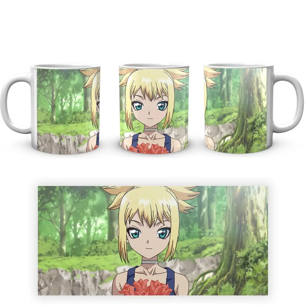 Кухоль GeekLand Dr. Stone Доктор Стоун Кохаку DS 02.04 330 мл білий - фото 3
