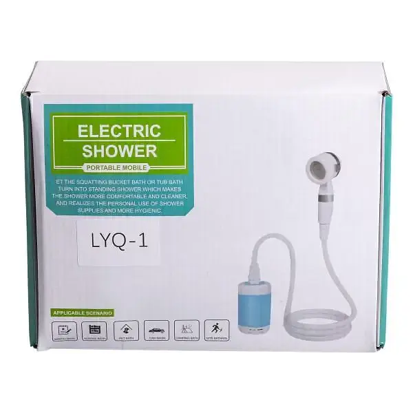Портативний душ Yiwu із насосом на акумуляторі 4000 мА/год LYQ-1 - фото 12