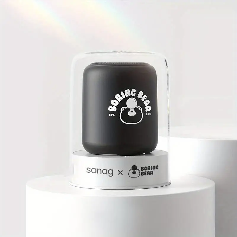 Дитяча портативна колонка Sanag X6S з іграшкою в комлекті чорний - фото 3