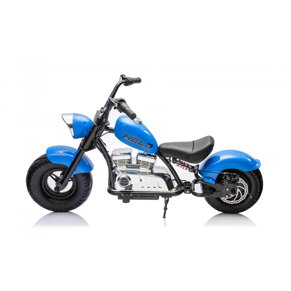 Дитячий електромотоцикл Ramiz Chopper Warrior 2х18, зелений (PA.XB-1058.ZIE) - фото 18