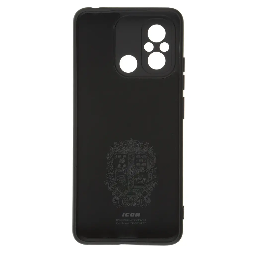 Чехол ArmorStandart ICON для Xiaomi Redmi 12С/11A Camera cover Black - фото 2