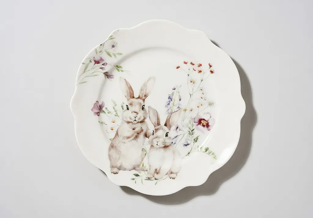 Тарелка фарфоровая десертная BonaDi Spring Story 19.5 см (K212) - фото 2