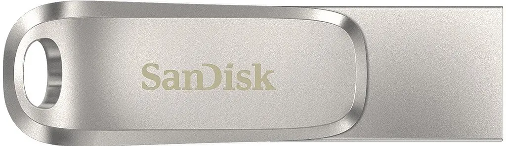 Накопитель 64GB USB 3.1 Type-A + Type-C Dual Drive Luxe Серебряный SanDisk teh0013427 - фото 2