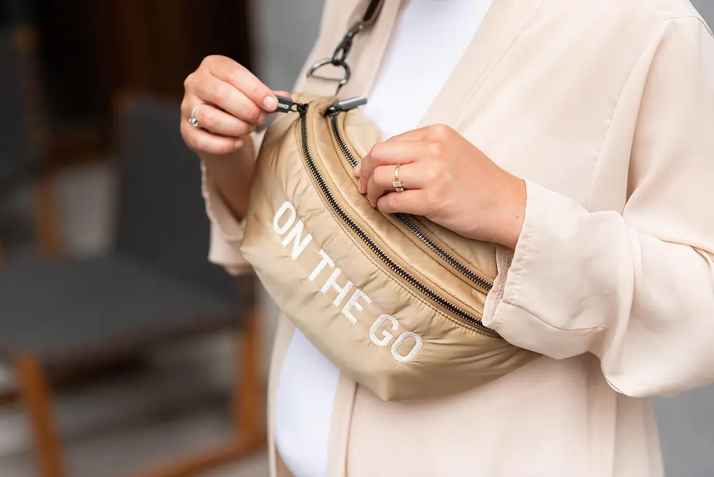 Сумка через плечо Childhome Banana bag, бежевый (CWBANAPBE) - фото 8