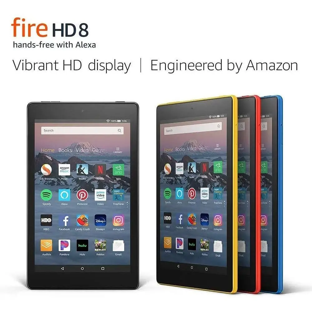 Планшет Amazon Fire HD 8 1.5/16Gb Wi-Fi 2018 Black [EN+locale] (Seller Refurbished) - фото 4
