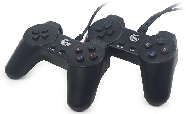 Геймпад подвійний Gembird JPD-UB2-01 USB black - фото 4