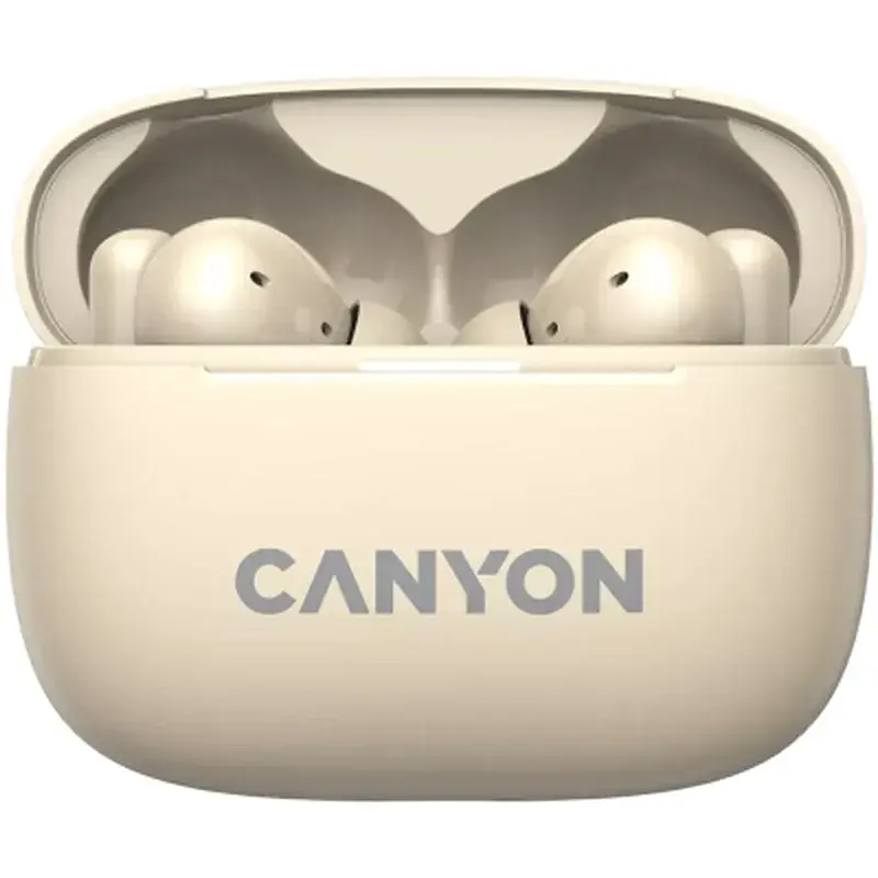 Навушники Canyon TWS-10 OnGo ANC ENC Beige (CNS-TWS10BG) - фото 2