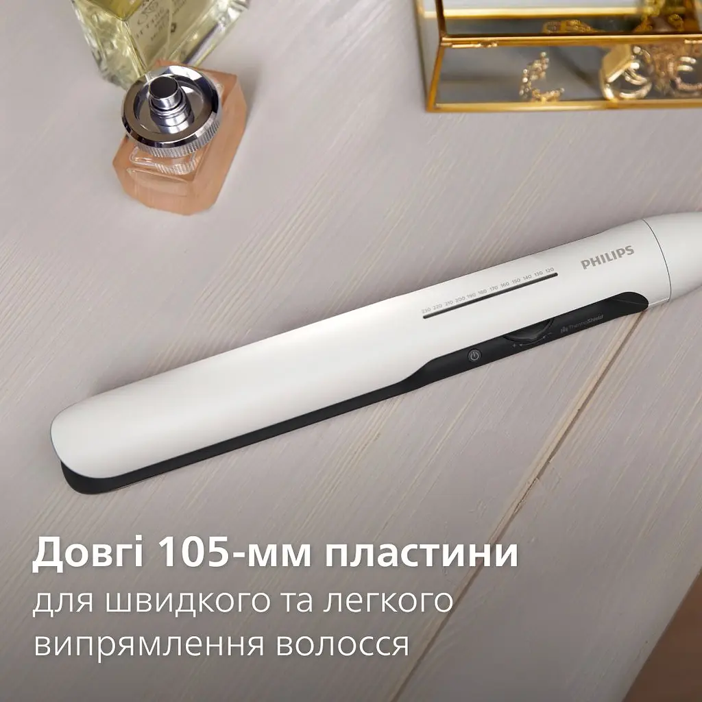 Випрямляч Philips Series 5000 білий (BHS515/00) - фото 9