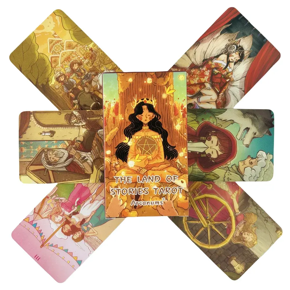 Карти Таро Tarot Deck Країна історій The Land Of Stories 78 штук у комплекті 10 см - фото 3