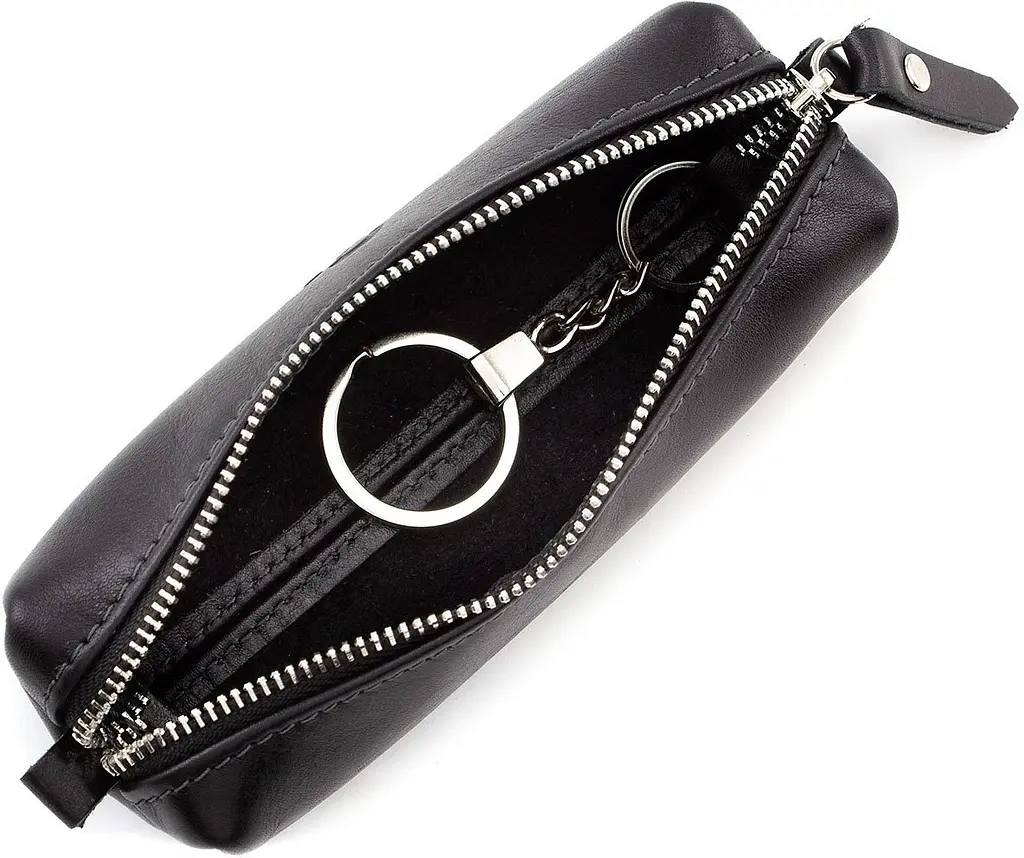 Стильная мужская ключница из кожи GRANDE PELLE 15х5х3 см acs0024440 - фото 2