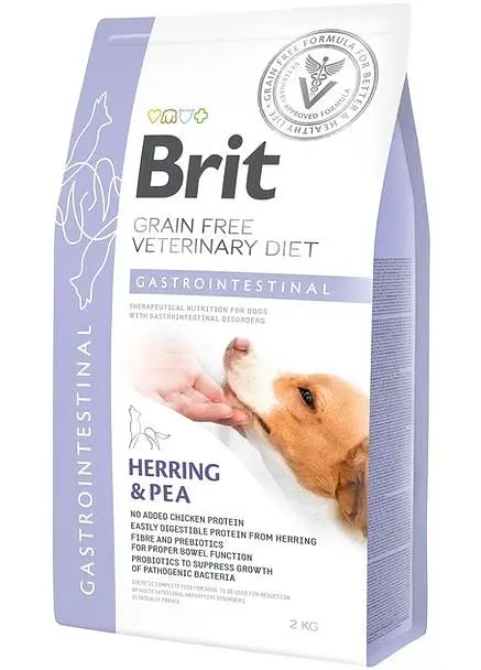 Сухий корм Brit VetDiets Gastrointestinal для собак при захворюваннях шлунково-кишкового тракту 2 кг