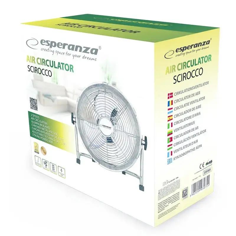 Вентилятор Esperanza EHF005 Scirocco - фото 7