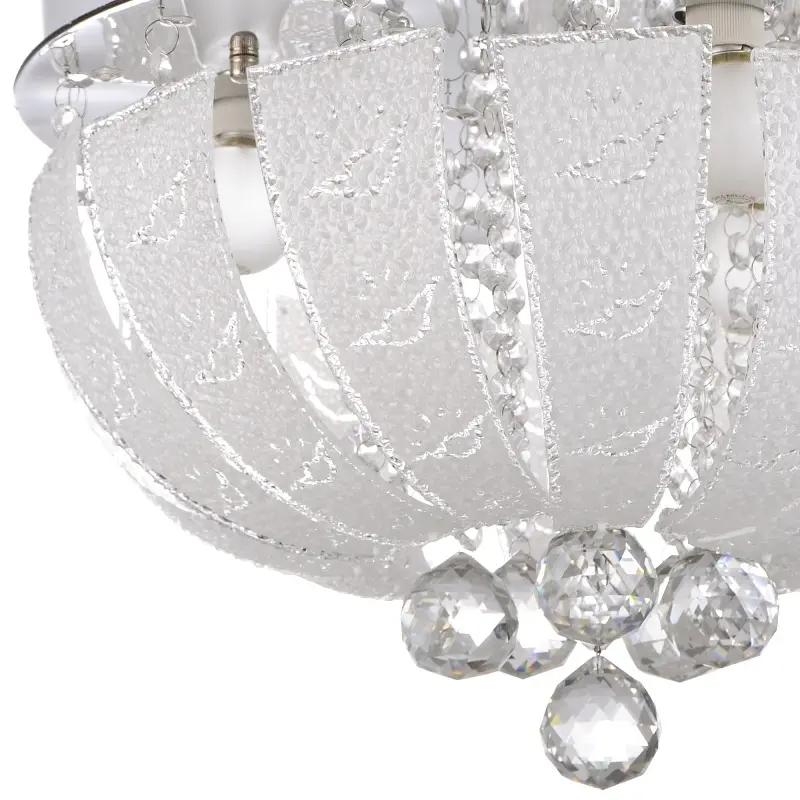 Люстра потолочная Brille хрустальная торт E14 CH (BCL-456C/3) - фото 2