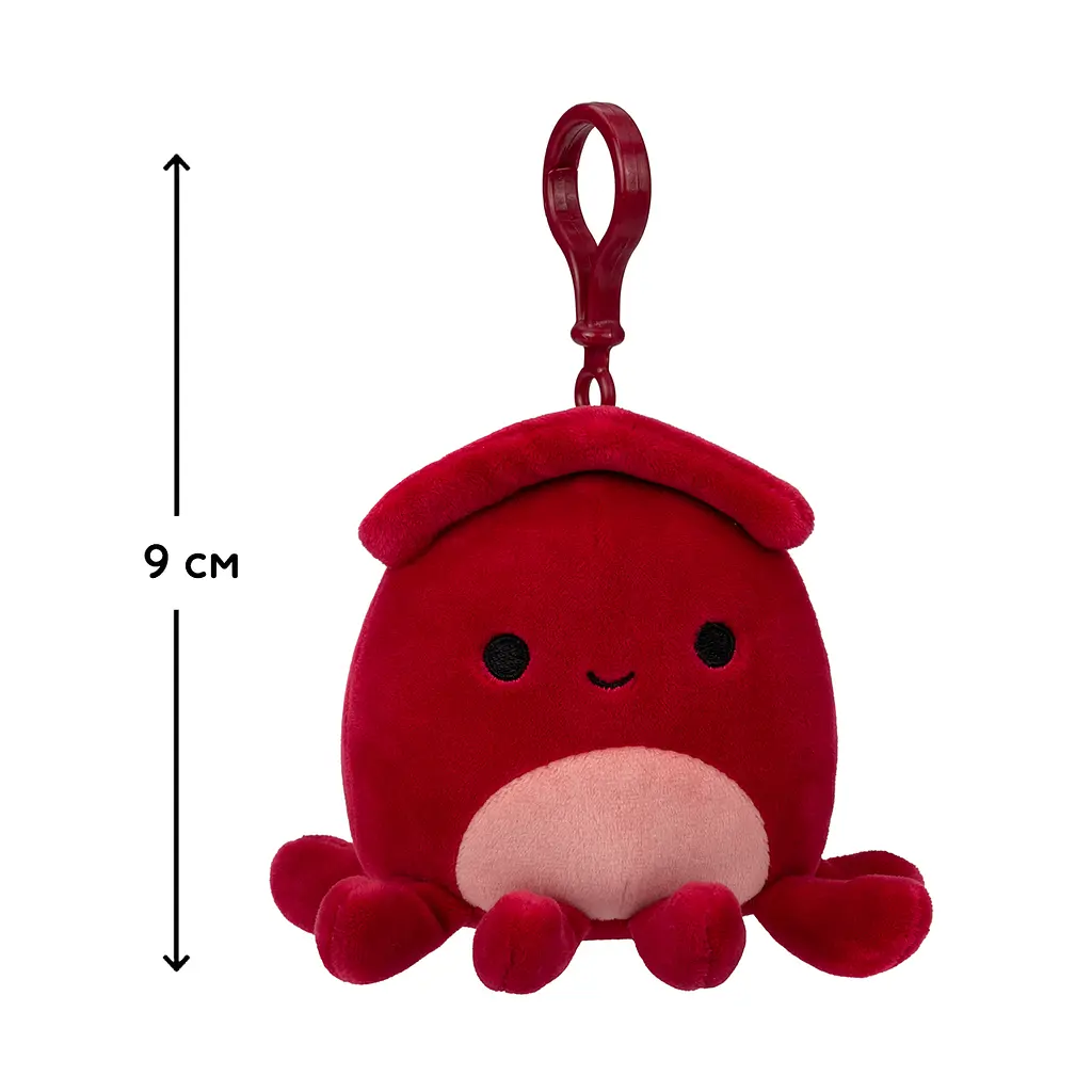 Мягкая игрушка-брелок Squishmallows Кальмар Альтман 9 см (SQCP00146) - фото 2