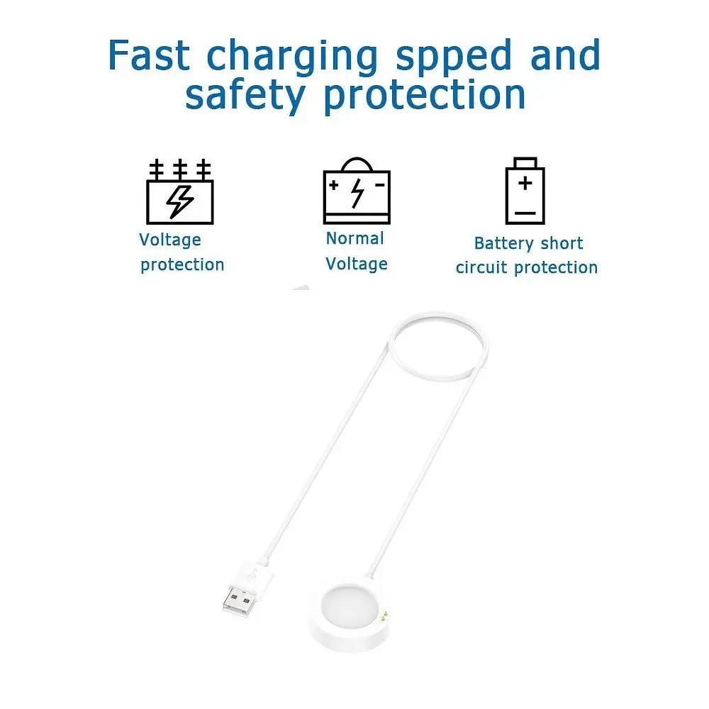Зарядний пристрій Tamister для смартгодинника Xiaomi Watch 2 Pro, S2, S3, H1 White - фото 6