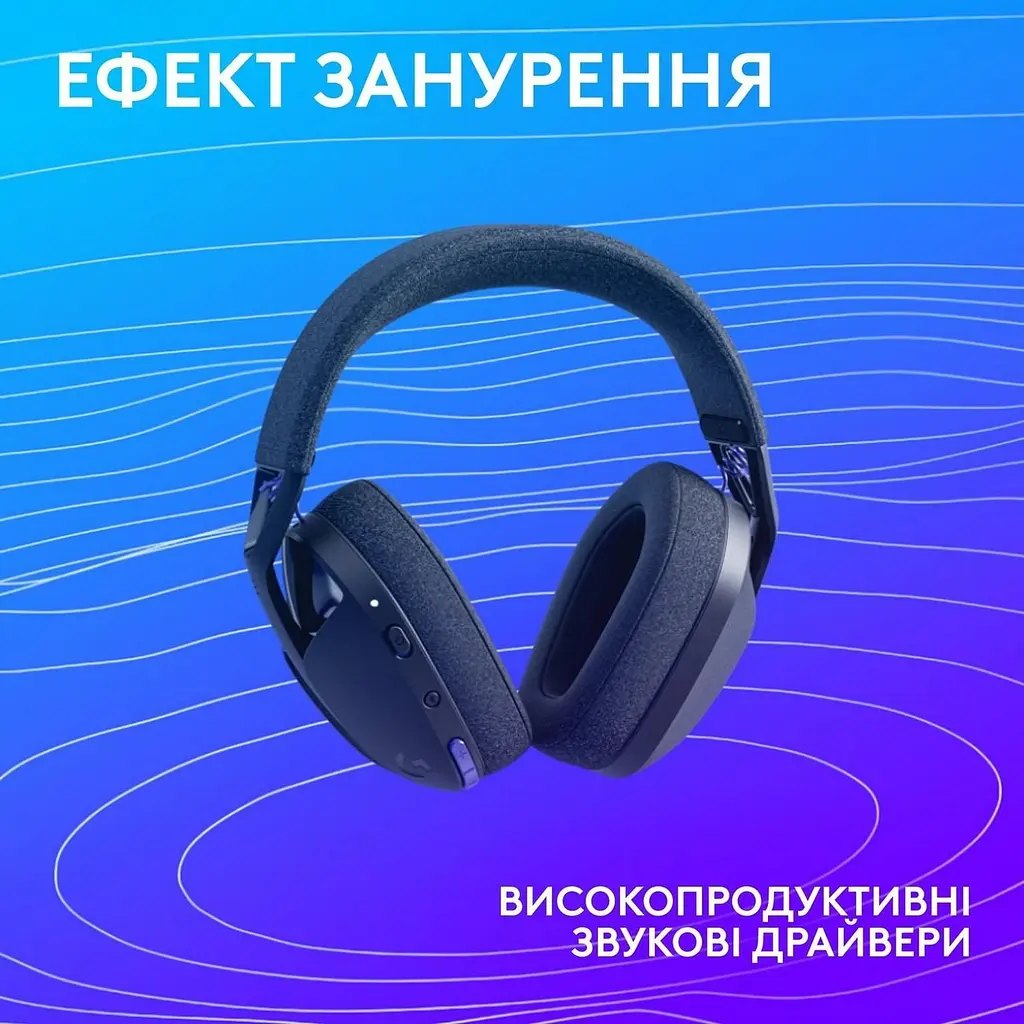 Гарнітура Logitech G321 Lightspeed Black (981-001563) - фото 6