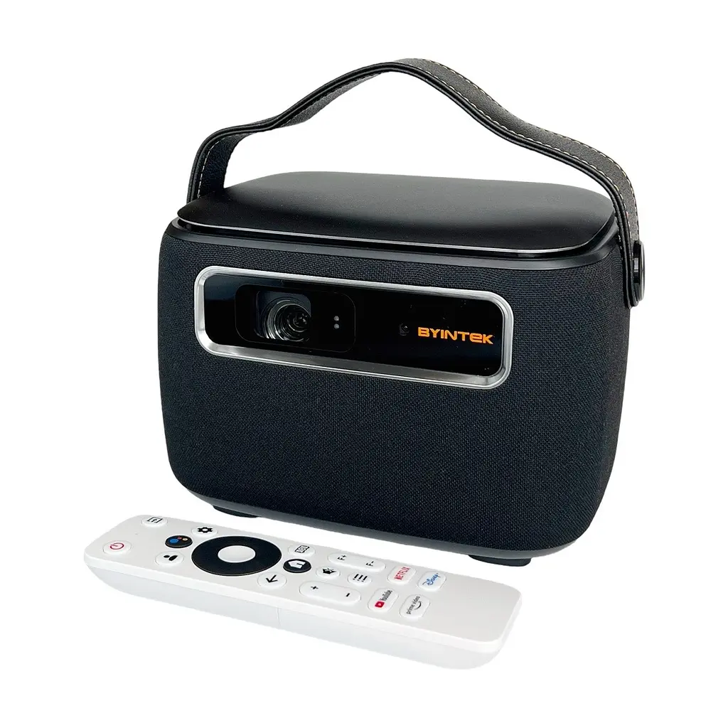 Портативный проектор BYINTEK R20 Max / 1280 х 800Р / 750 ANSI lm / Android TV 11 / Wi-Fi / Bluetooth / Аккумулятор 15600 мА-ч - фото 4