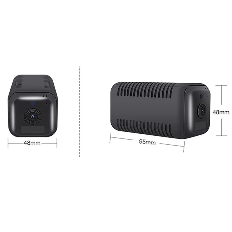 Міні камера wifi бездротова з великим акумулятором 6200 мАг ESCAM G18, FullHD 1080P, датчик руху (100729) - фото 4