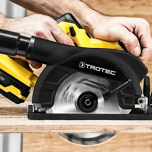 Пила циркулярная аккумуляторная Trotec PCSS 10-20V с кейсом (DAS302848) - фото 9