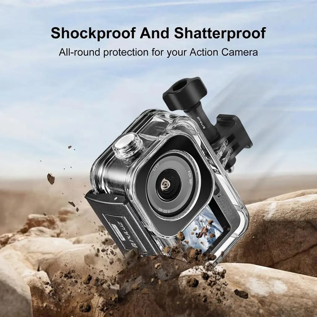 Водонепроникний бокс Puluz PU1078T для DJI Osmo Action 6 60м [163694] - фото 7