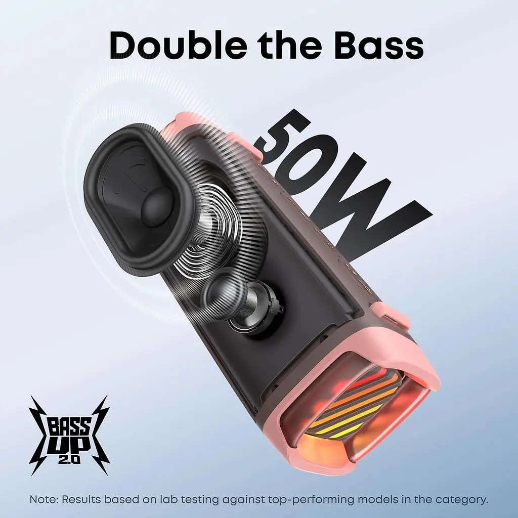 Портативна акустика Anker SoundСore Boom 3i коричневий (7149473) - фото 10