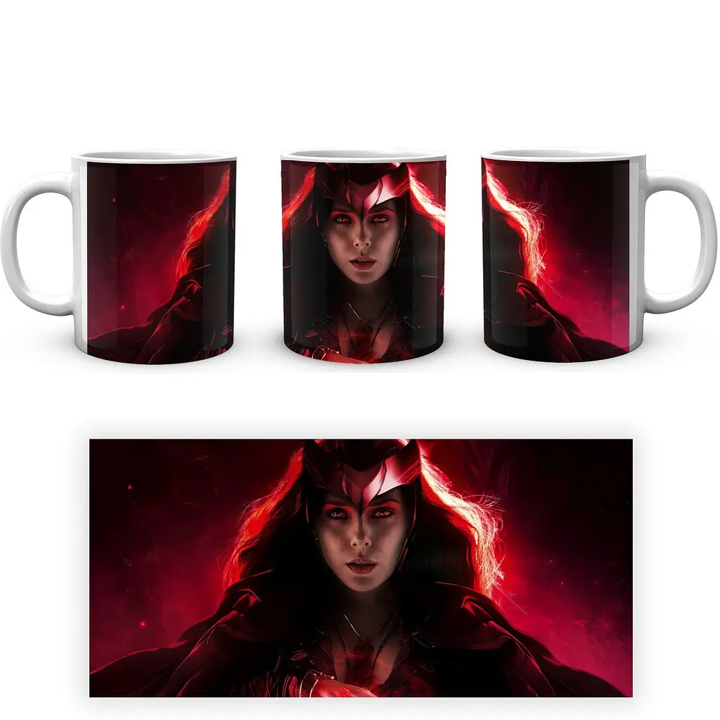 Кухоль GeekLand Ванда Віжен Wanda Vision woman with crown VS 02.07 330 мл білий - фото 2