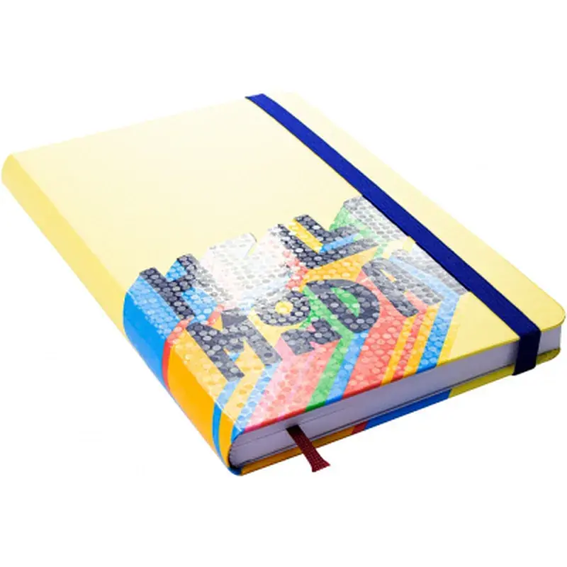 Книга записна Optima Monday А5, 128 аркушів, лінія, жовта (O20812-39) - фото 3