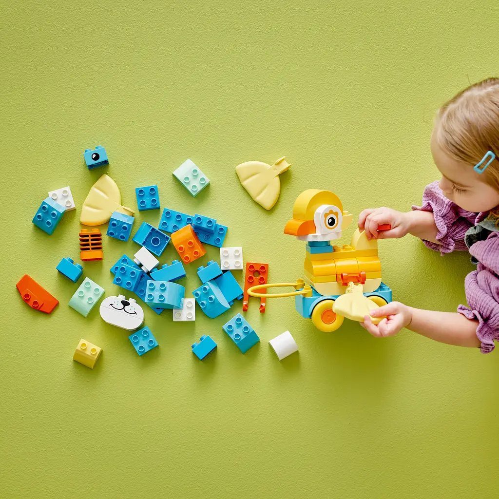 Конструктор LEGO DUPLO Town Тварини на колесах 3в1 58 деталей (10448) - фото 7