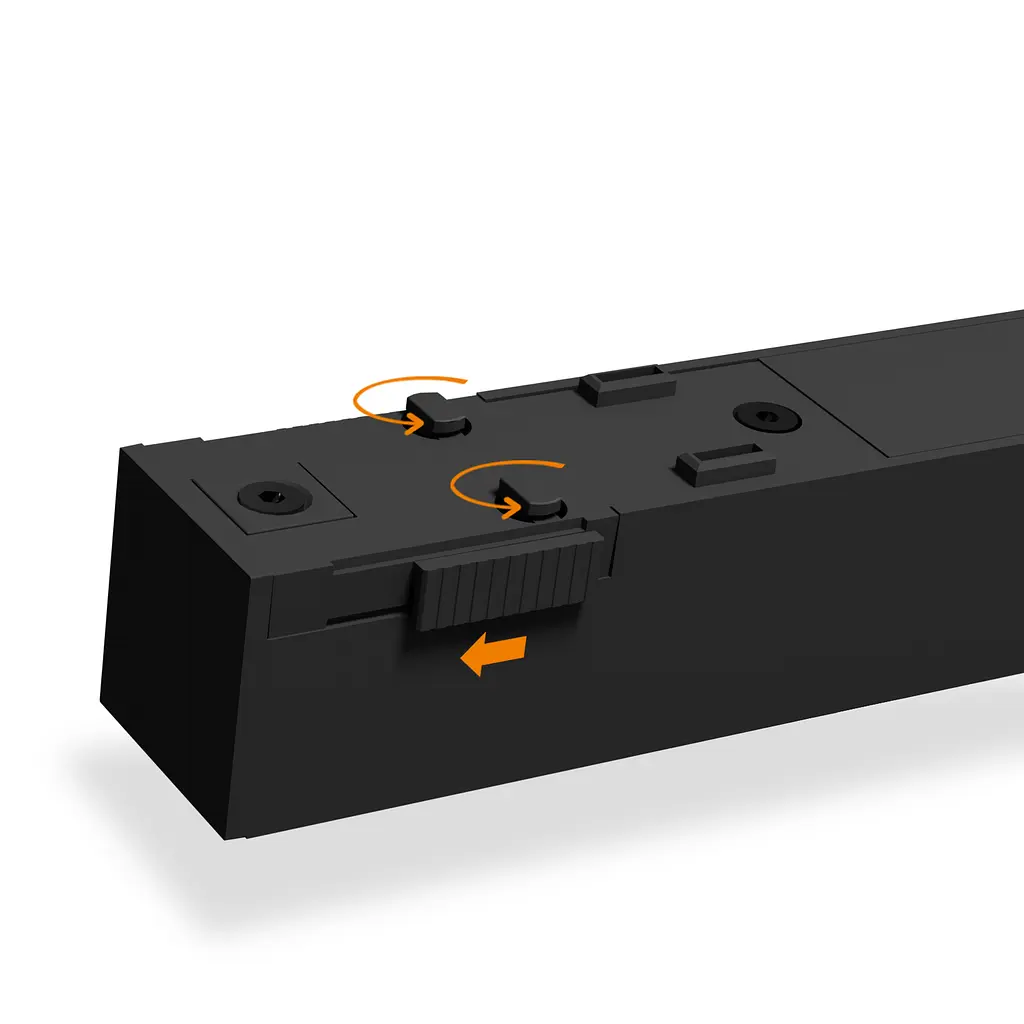 Світильник МАГНІТНИЙ трековий VIDEX LD430B 10.5W 30cm 4000K 48V Black VIDEX (28027-000) - фото 7