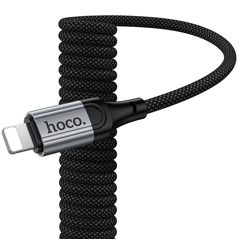 Дата кабель Hoco X121 Nuevo Type-C to Lightning 27W 1.5 м Black - фото 4