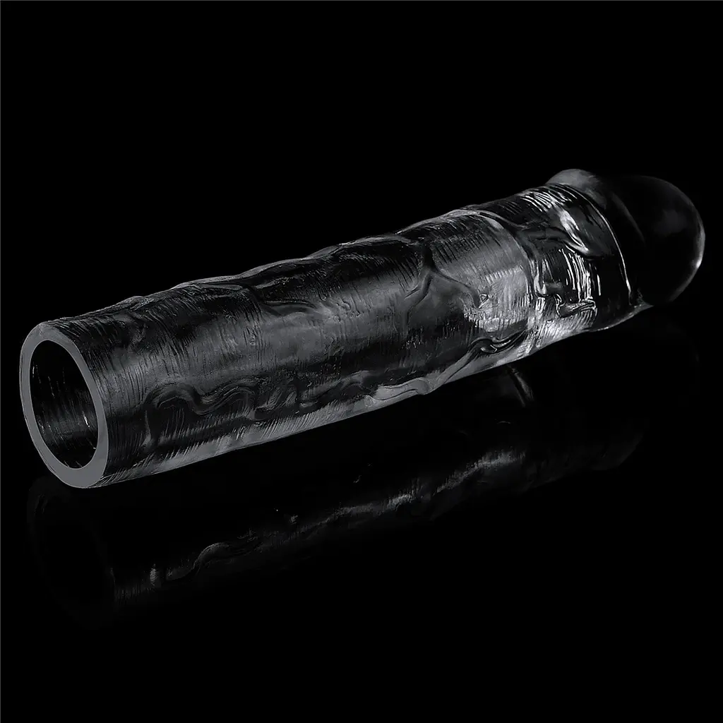 Насадка на пеніс Lovetoy Flawless Clear Penis Sleeve Add 2 19 см прозорий - фото 4