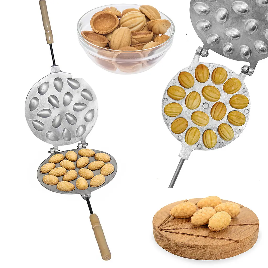 Набір для випікання печива «Горішки та Шишки»: форма для 16 горішків + форма для 16 шишок з начинкою 88376 - фото 3