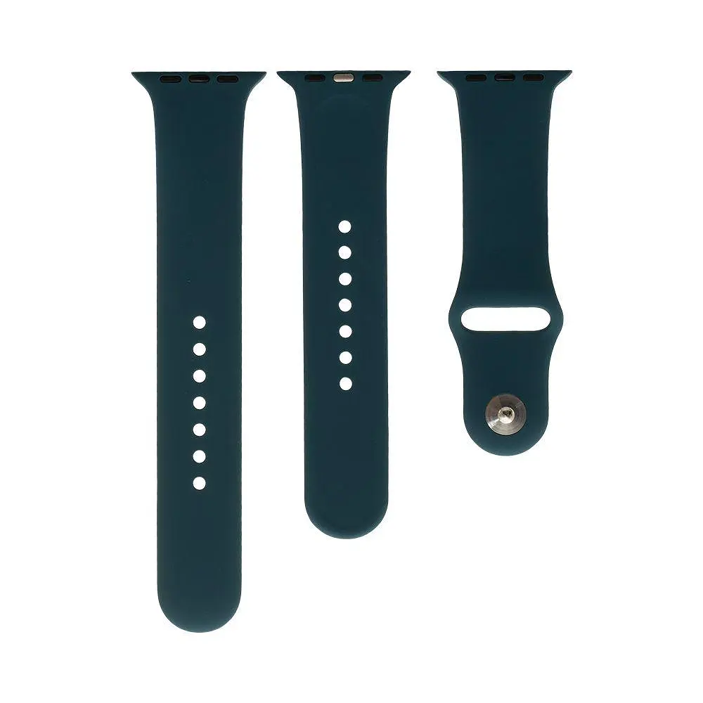 Ремінець для смарт-годинника Apple Watch 38/40/41 мм Grand Band Silicone помаранчевий - фото 6