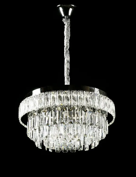 Splendid Ray L1195/500/5+LED (CR), кришталева люстра хром 50 см на 5 ламп E14 з LED та пультом - фото 2