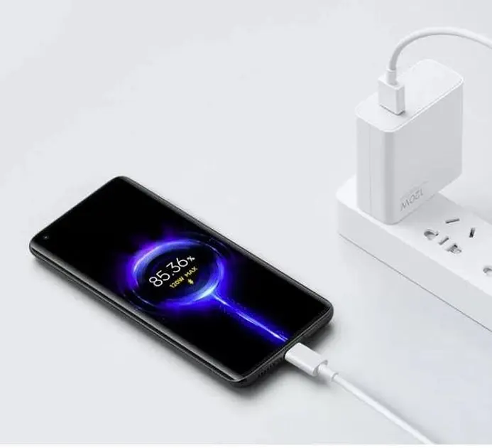 Блок живлення — зарядний пристрій Xiaomi 120 W + кабель USB to Type-C - фото 2