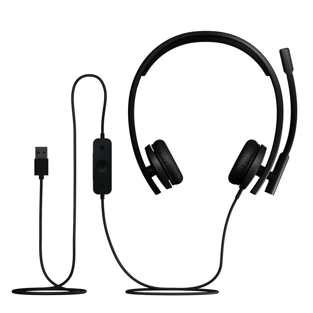 Навушники Logitech H570e Corded Stereo USB Teams version Black (981-001430) - фото 5