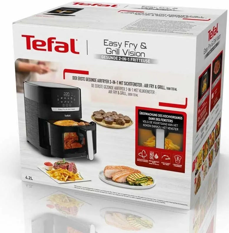 Мультипечь (аэрофритюрница) Tefal Easy Fry&Grill Vision Window EY506810 - фото 3