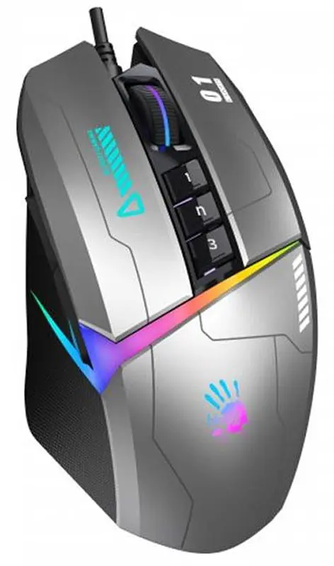 Мышь игровая A4Tech Bloody W60 Max Gun Grey - фото 5