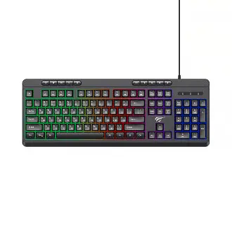 Ігрова клавіатура USB, з RGB-підсвіткою Black KB907L Havit