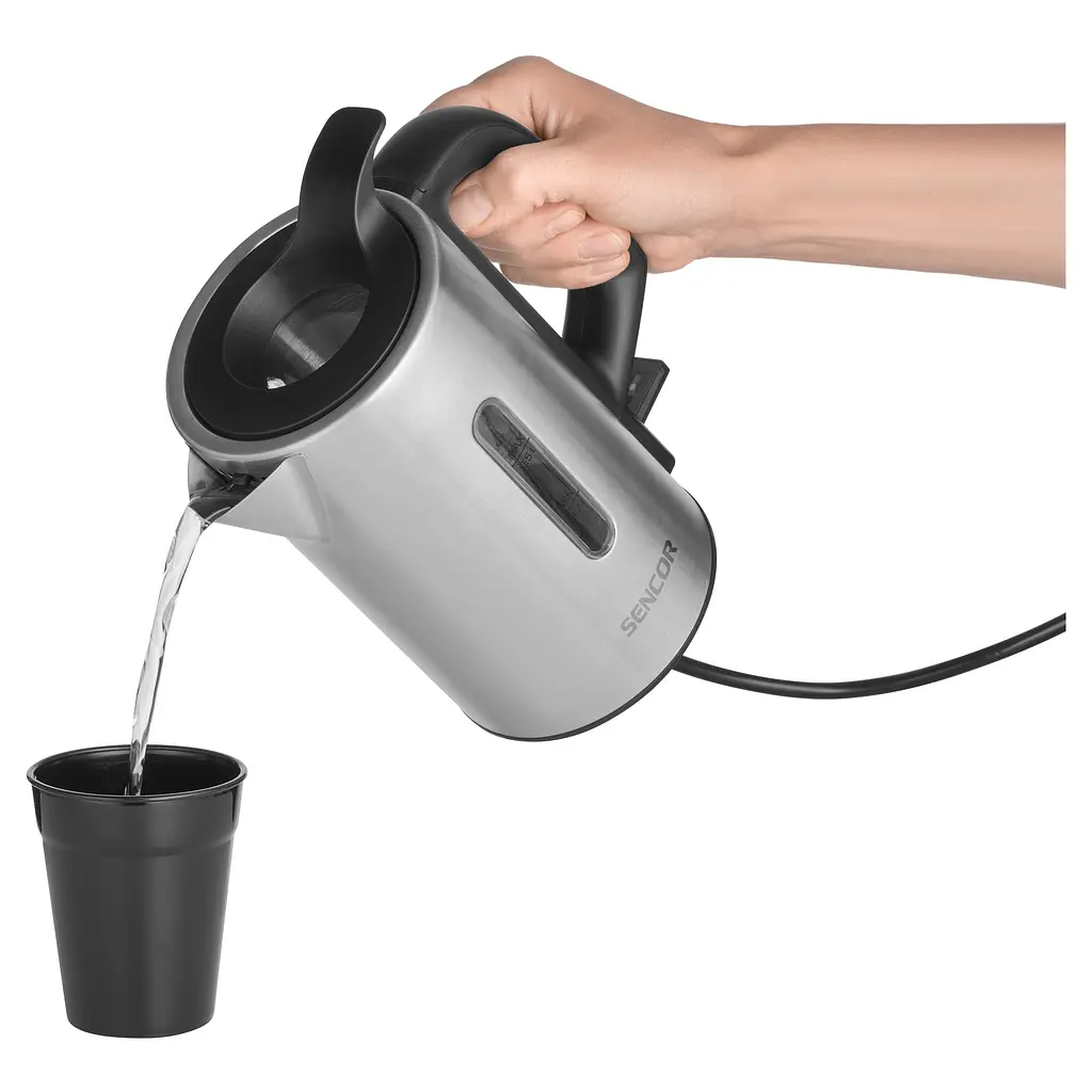 Електрочайник Sencor 0.5 л Strix пластик в комплекті 2 склянки + 2 ложки нержавіюча сталь kuh0015371 - фото 7