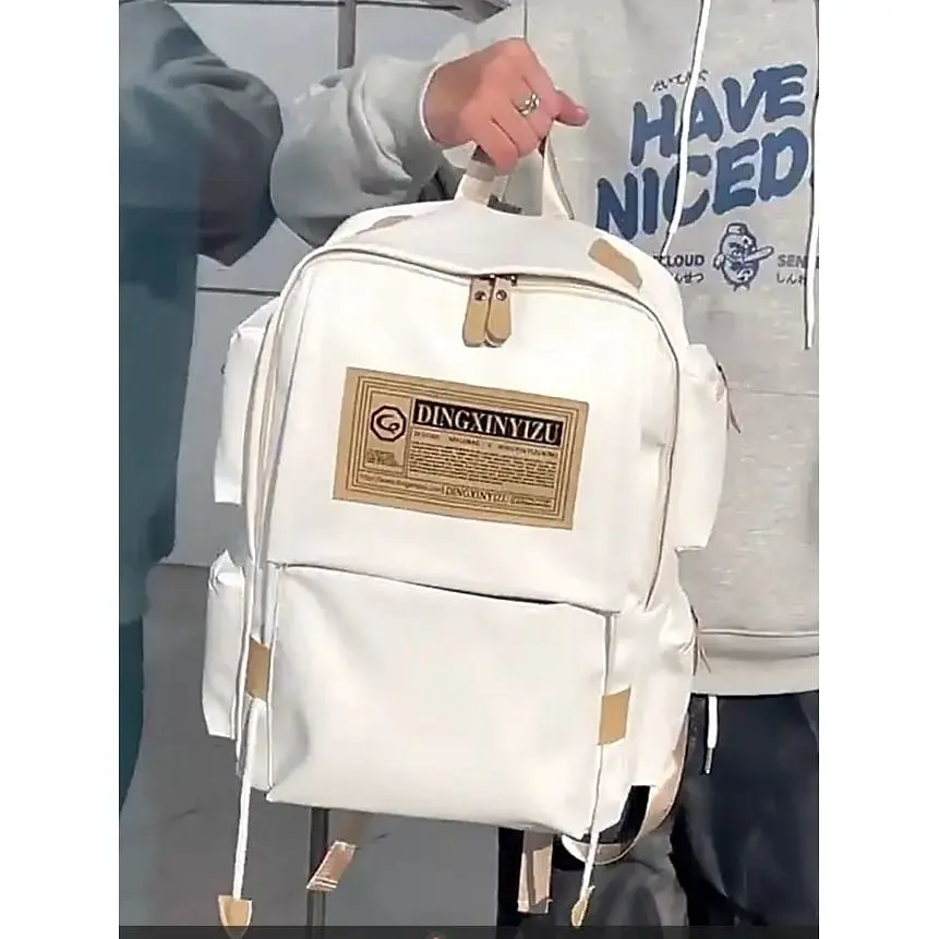 Рюкзак шкіряний Dezger Londoner 27 л White - фото 6