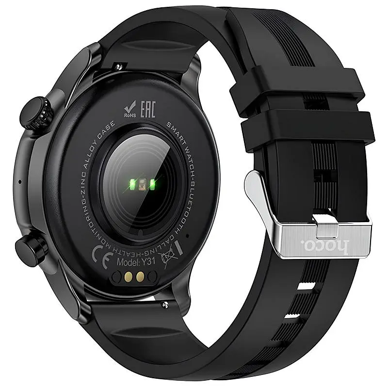 Смарт-годинник Y31 Smart sports watch (call version) Black Hoco teh0030150 - фото 3