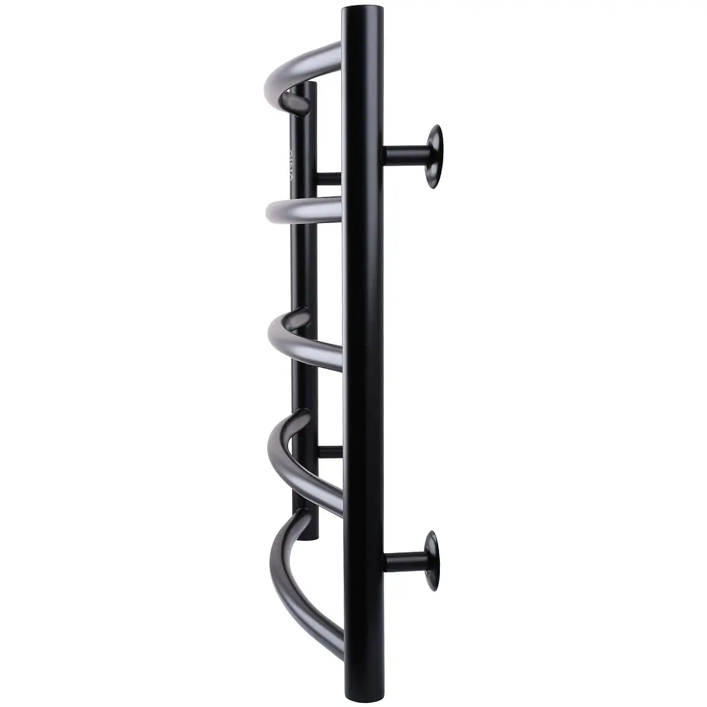 Рушникосушарка UNIO LD W 500-500-5 BLK Драбинка Дуга чорна (21613) - фото 3