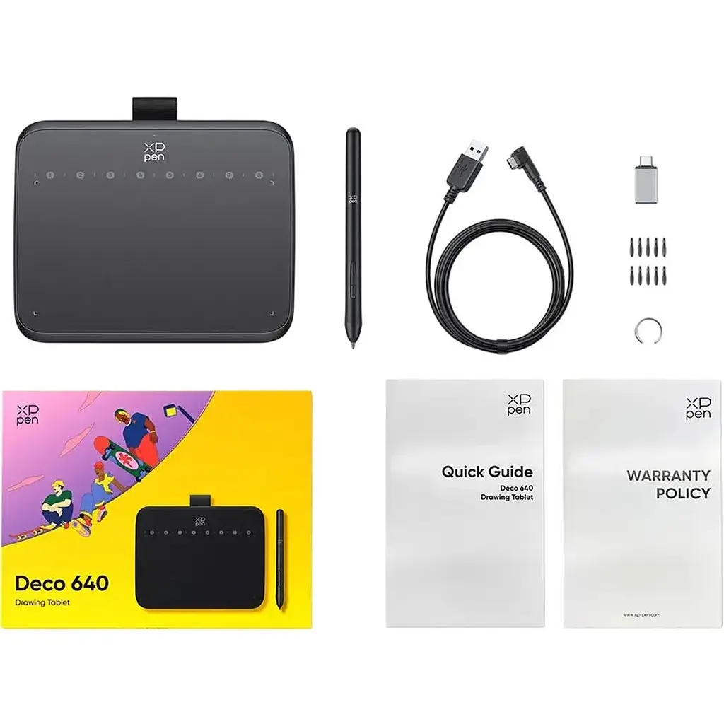 Графічний планшет XP-Pen Deco 640 Black [125554] - фото 10