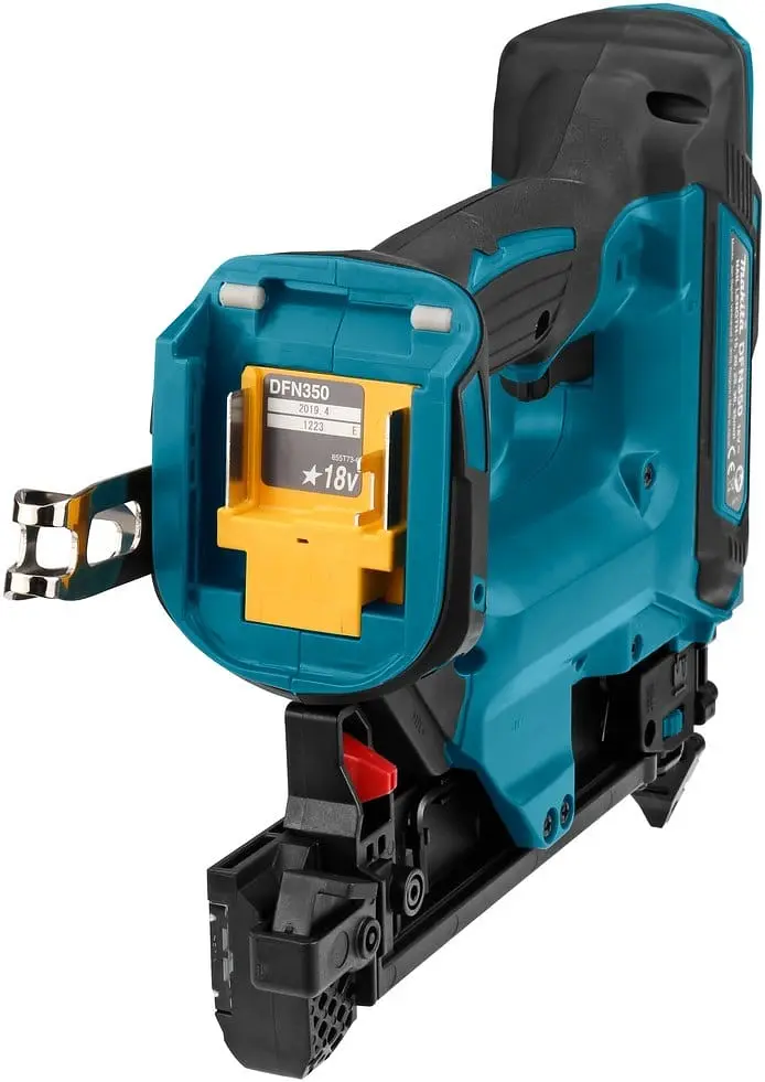 Пістолет штифтозабивний акумуляторний Makita DFN350Z (18GA, 15-35 мм, LXT, без акумуляторів та зарядного пристрою) - фото 6