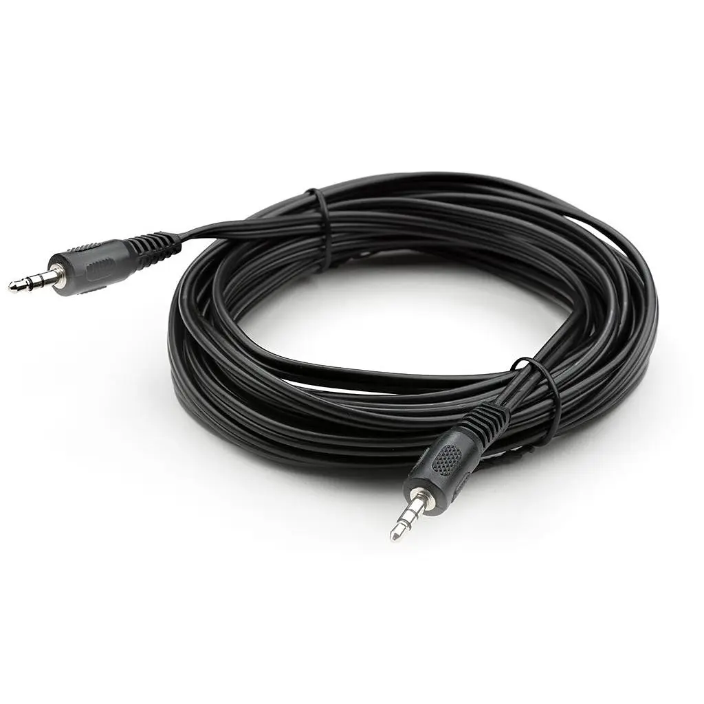 Кабель мультимедійний 3.5mm M to 3.5mm M 5.0m Vinga (VCPDCJ35MM5BK) - фото 2