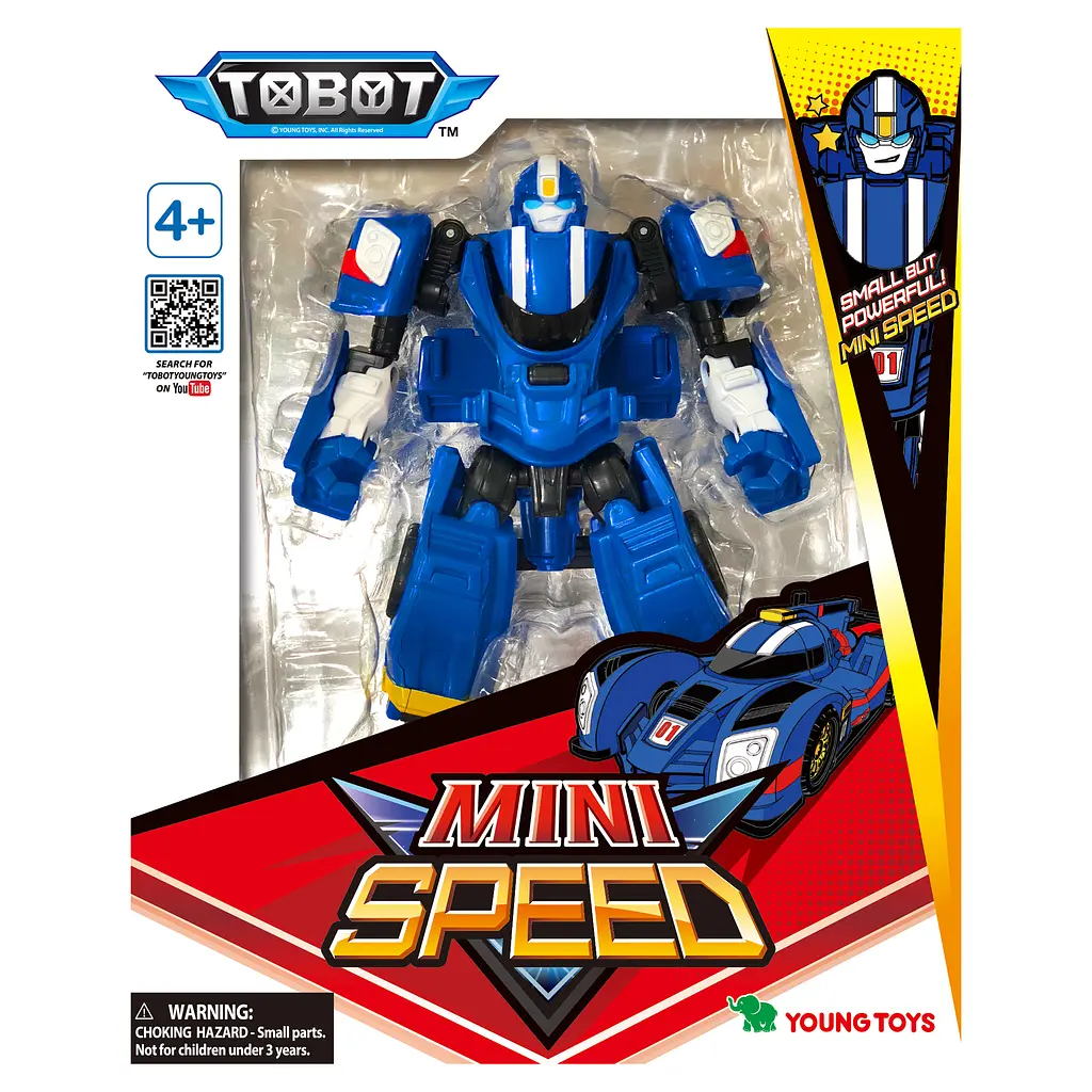 Игрушка трансформер Tobot Детективы Галактики мини Спиди (301096) - фото 3